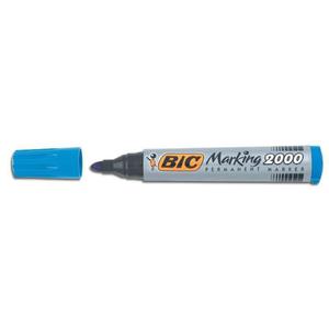 Marker BIC permanentny 2000 okr. - niebieski - 2825399233