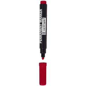 Marker CENTROPEN Dry Safe Ink - czerwony - 2825399273