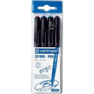 Marker CENTROPEN do CD & DVD kpl.4szt. - 2825399641