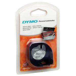 Tama DYMO Letra Tag 12mm/4m metaliz - srebr 59429 - 2825404229