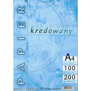 Papier kredowy KRESKA A4 200g. - 2825404529