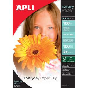 Papier foto APLI A4 180g. op.100 AP11475 - 2847290513