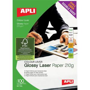 Papier foto APLI A4 160g. op.100 AP11817 - 2847290515