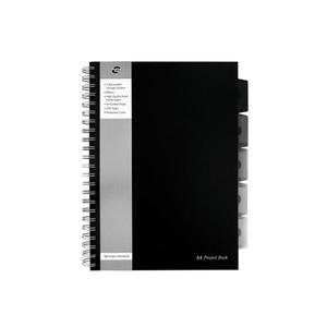 Koonotatnik PUKKA PAD P.Book Black A4 kartka - 2847290862