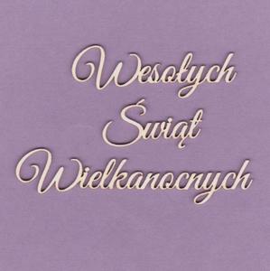 744 Tekturka napis - Wesoych wit Wielkanocnych - G2 - 2827883814