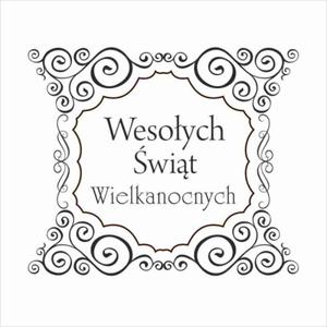 052 Stempel - Wesoych wit Wielkanocnych - ramka - 2827882993