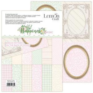 Happiness Basic - Bloczek papierw do scrapbookingu 15.2x20.3cm - Lemoncraft - 2873084026