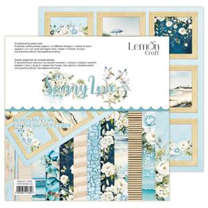 Sunny love zestaw gwny - Zestaw papierw do scrapbookingu 30x30cm - Lemoncraft - 2878034911