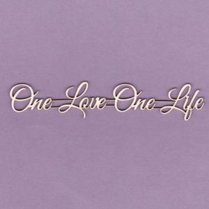 221 Tekturka napis - One love One life - G3 - 2827883071