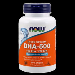 DHA - 500 DHA 250 EPA Kwas dokozaheksaenowy 500 mg (90 kaps.) - 2874601273