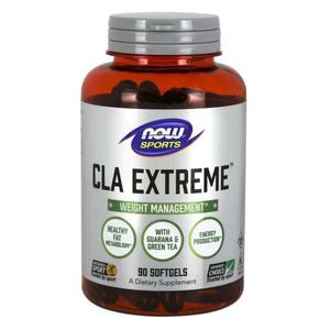 CLA Extreme - Sprzony Kwas Linolowy z oleju z Szafranu + Guarana + Zielona Herbata (90 kaps.) - 2874601285