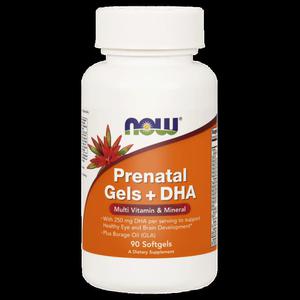 Prenatal Gels + DHA - Witaminy i Mineray Prenatalne + DHA (90 kaps.) - 2874601306