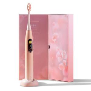 Oclean X Pro Sakura Pink - Szczoteczka soniczna ze sztuczn inteligencj Rowa - 2864191014