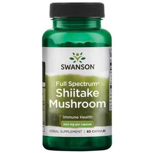 Full Spectrum Shiitake Mushroom 500 mg (60 kaps.) - 2874601664