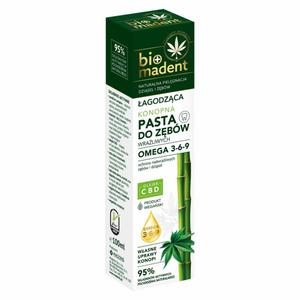 BIO MADENT pasta do zbw - agodzca, do zbw wraliwych z OMEGA 3-6-9 100ml - 2873098381