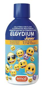 Elgydium EMOJI pyn do pukania jamy ustnej JUNIOR 500ml truskawkowo-malinowy - 2873251765