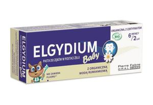 Elgydium Baby Pasta do zbw dla dzieci od 6 miesicy do 2 lat z organiczn wod rumiankow 30 ml - 2873251766