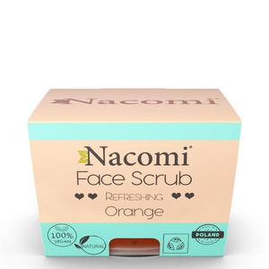 Nacomi Face Scrub peeling odwieajcy do twarzy i ust o zapachu pomaraczy 80g - 2873559687