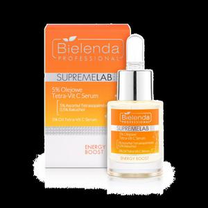 Bielenda Professional SupremeLab Energy Boost 5 % olejowe Tetra-Vit C serum 15ml - 2874041051