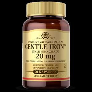 SOLGAR Gentle Iron 20 mg 90 kapsuek - 2867067423