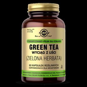 SOLGAR Green Tea wycig z lici (zielona herbata) 60 kapsuek - 2867067434