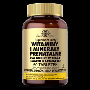 SOLGAR Witaminy i mineray prenatalne 60 tabletek - 2867067441