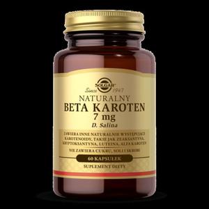 SOLGAR Naturalny Beta-karoten 7 mg 60 kapsuek - 2867067444