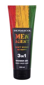 Dermacol Dont Worry Be Happy Men Agent 3in1 el pod prysznic 250ml (M) (P2) - 2875465299