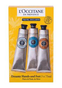 LOccitane Shea Butter Travel Kit Krem do rk 75ml Krem do rk 75ml + Peeling do rk 75ml + Krem do stp 75ml (W) (P2) - 2875465319