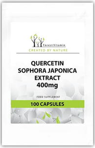 NATURALNA KWERCETYNA 400mg 100 kapsuek - FOREST VITAMIN - 2867067686