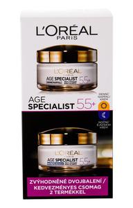 LOral Paris 55+ Age Specialist Krem do twarzy na dzie 50ml Krem na dzie 50ml + Krem na noc 50ml (W) (P2) - 2875466378