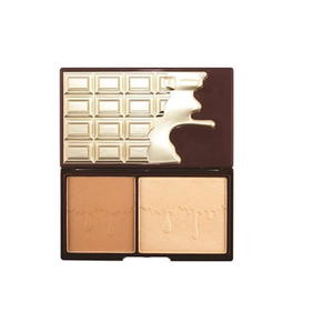 Makeup Revolution London Bronze And Glow Chocolate I Heart Makeup Duo Palette Bronzer 11g (W) (P2) - 2875466406