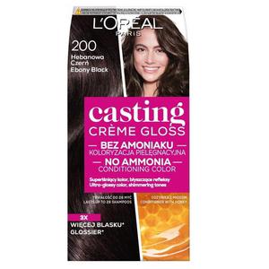 L'Oreal Paris Casting Creme Gloss farba do wosw 200 Hebanowa czer (P1) - 2875471868