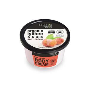 Organic Shop Organic Lychee 5 Oils Body Cream krem do ciaa o zapachu liczi 250ml (P1) - 2875472052