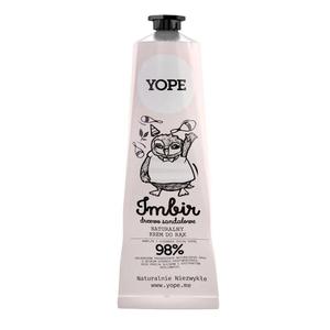 Yope Naturalny krem do rk Imbir i Drzewo Sandaowe 100ml (P1) - 2875472146