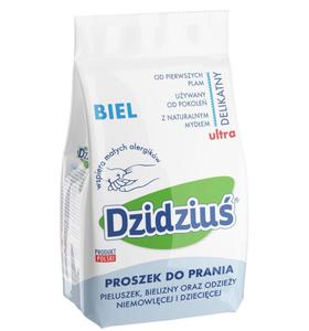 Dzidziu Hipoalergiczny proszek do prania odziey niemowlcej i dziecicej Biel 1.5kg (P1) - 2875473362