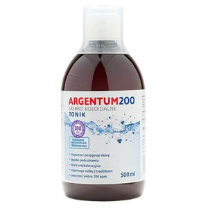 Aura Herbals Argentum 200 tonik do twarzy 200PPM Srebro Koloidalne 500ml (P1) - 2875473665