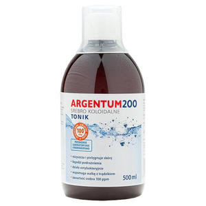 Aura Herbals Argentum 200 tonik do twarzy 100PPM Srebro Koloidalne 500ml (P1) - 2875473666