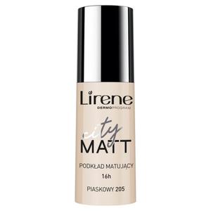 Lirene City Matt podkad matujcy do twarzy 205 Piaskowy 30ml (P1) - 2875474294