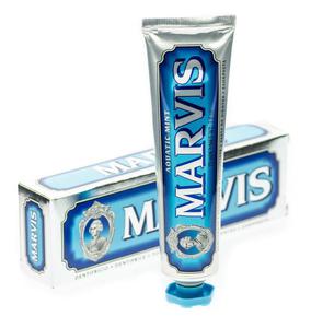 Marvis Aquatic Mint - Mocno chodzca pasta do zbw w stylu retro 85 ml - 2870287694