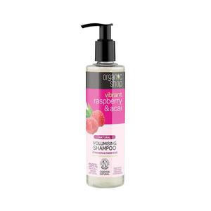 Organic Shop Natural Volumising Shampoo naturalny szampon zwikszajcy objto wosw Raspberry Acai 280ml (P1) - 2875474898
