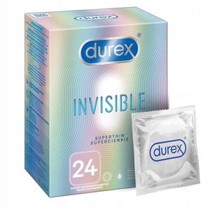 Durex Durex prezerwatywy Invisible dla wikszej bliskoci 24 szt cienkie (P1) - 2875474912