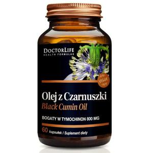 Doctor Life Black Cumin Oil olej z czarnuszki 1000mg suplement diety 60 kapsuek (P1) - 2875475654