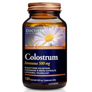 Doctor Life Colostrum Immunab bio-aktywne kolostrum 500mg suplement diety 120 kapsuek (P1) - 2875475661