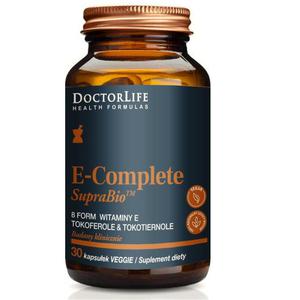 Doctor Life E-Complete SupraBio 8 witamin E nowej generacji suplement diety 30 kapsuek (P1) - 2875475669