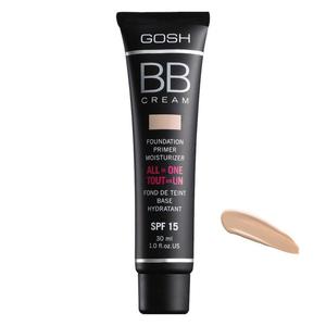 Gosh BB Cream All In One wielofunkcyjny krem BB baza/krem/podkad/ SPF15 02 Beige 30ml (P1) - 2875475814