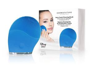 Dermofuture Sonic Facial Cleansing Brush szczoteczka soniczna do oczyszczania twarzy niebieska (P1) - 2875476052