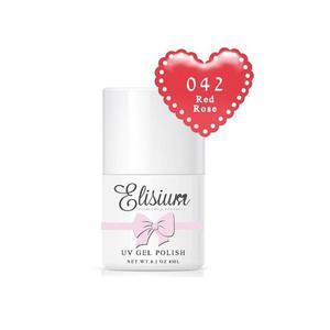 Elisium UV Gel Polish lakier hybrydowy do paznokci 042 Red Rose 8ml (P1) - 2875476434