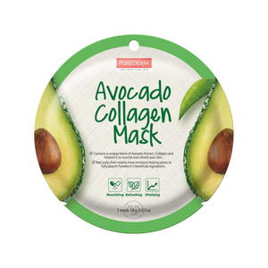 Purederm Avocado Collagen Mask maseczka kolagenowa w pacie Awokado 18g (P1) - 2875476595