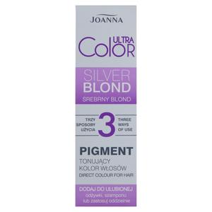 Joanna Ultra Color Pigment tonujcy kolor wosw Srebrny Blond 100ml (P1) - 2875477116